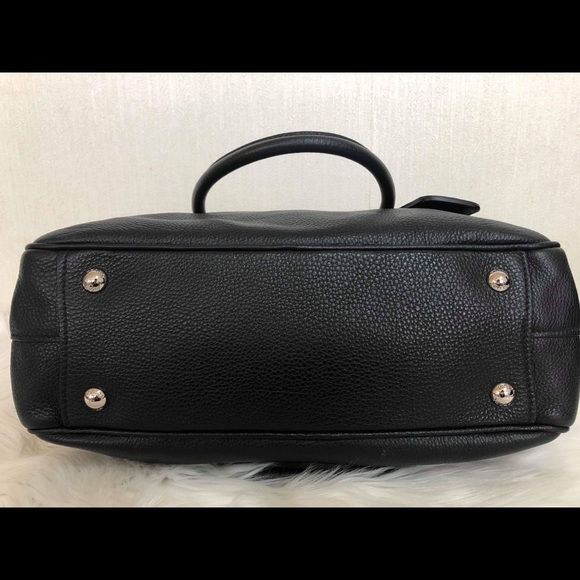 PRADA LEATHER BOSTON BAG BLACK EUC W/ INCLUSIONS ‼️FINAL‼️ - Picture 4 of 8